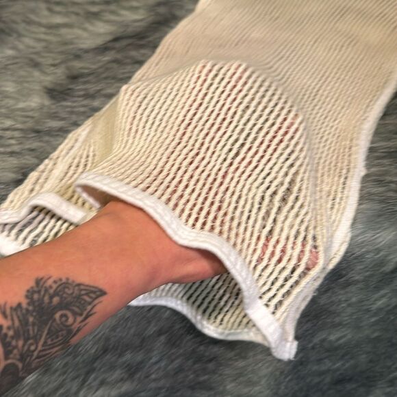 Vintage French Military Mesh Net Top C30 - Picture 6 of 8